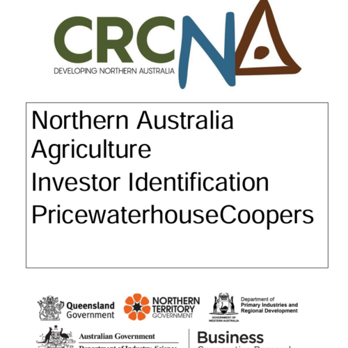 Northern Australia agriculture investor identification and analysis report