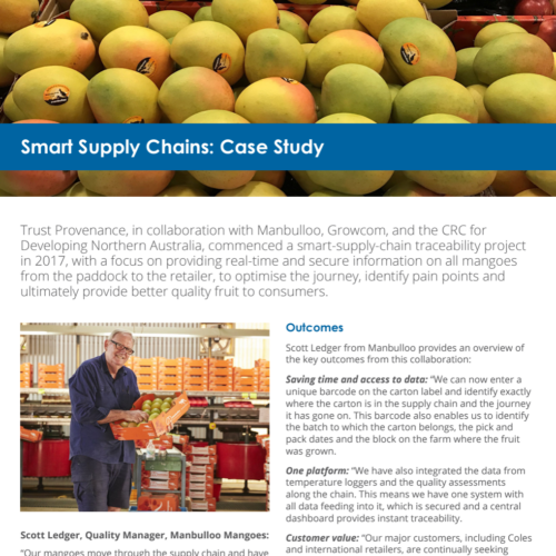 Smart supply chains project case study