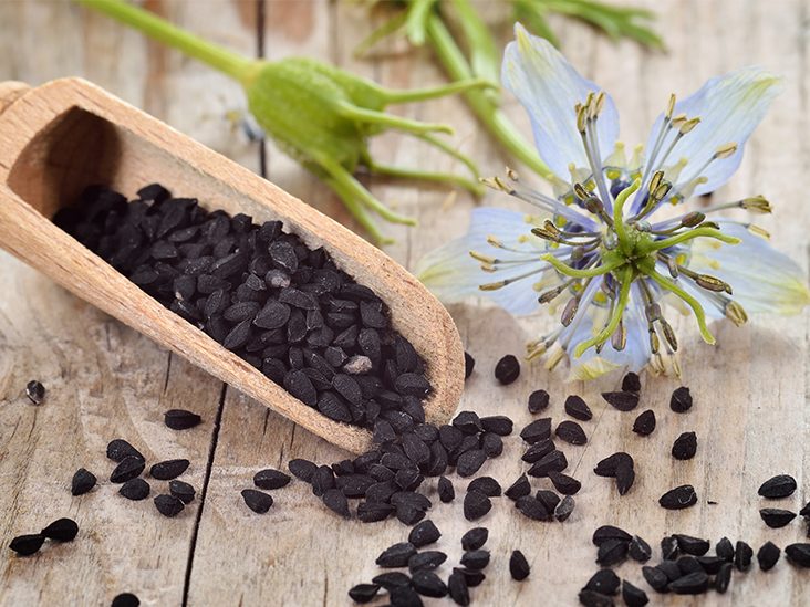 Kalonji seeds also known as nigella seeds 