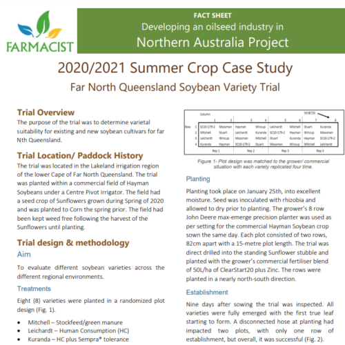 Lakeland Summer Soybean case study