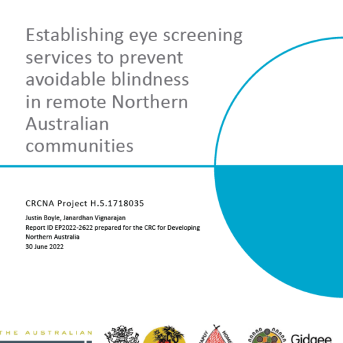 Establishing eye screening services to prevent avoidable blindness in remote Northern Australian communities