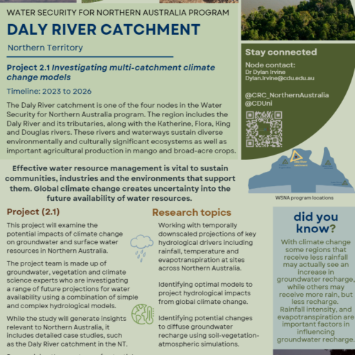 Factsheet: Daly River catchment, Water Security for Northern Australia program