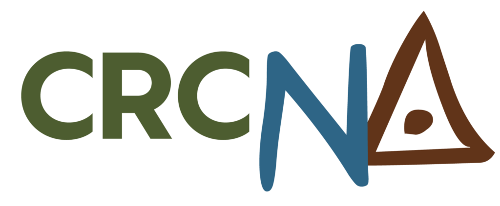 CRCNA logo full white text