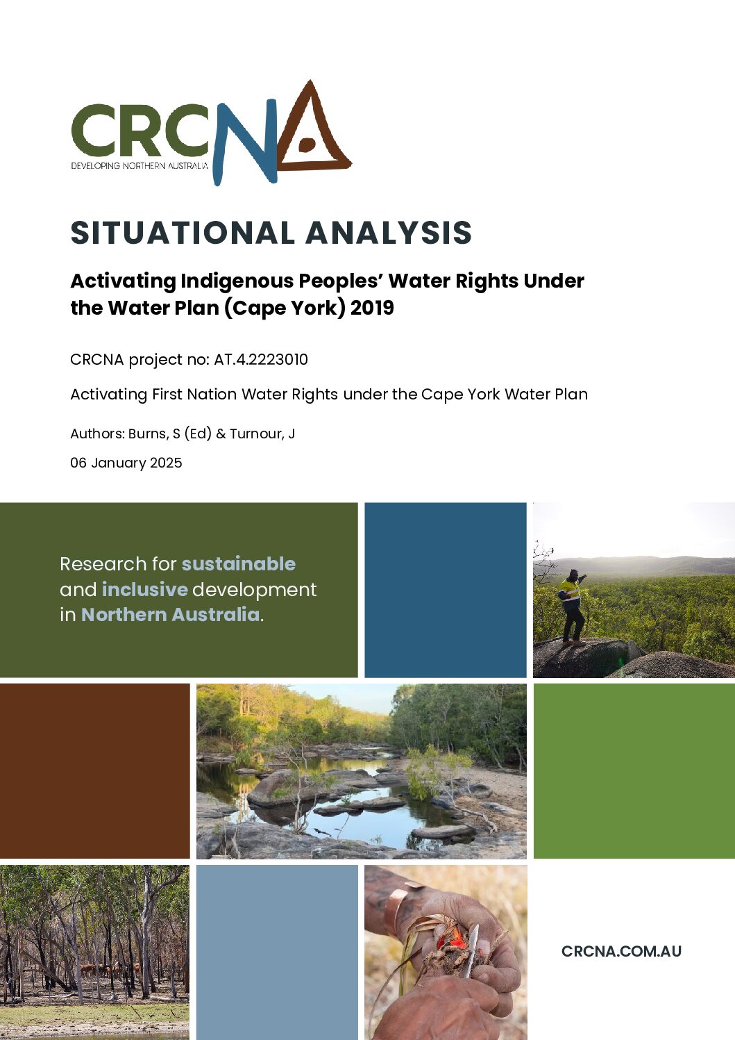 Situational Analysis – Activating Indigenous Peoples’ Water Rights Under the Water Plan (Cape York) 2019