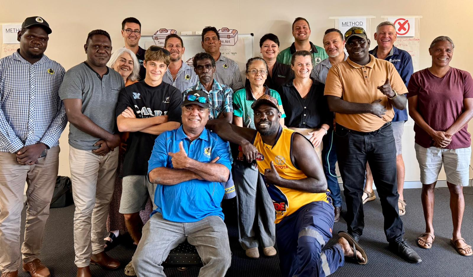 Fishing mentor program participants